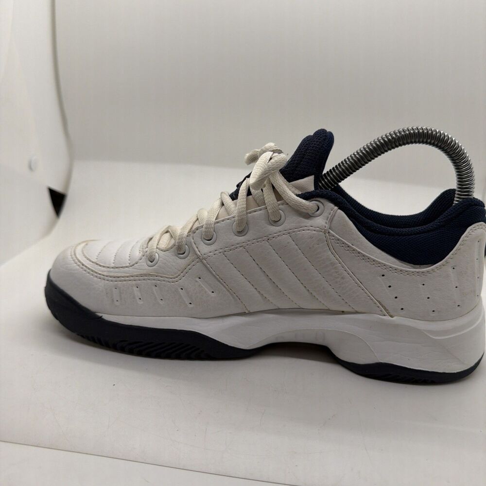 Vintage Adidas Men’s Athletics Tennis Sneakers Shoes White Size 6.5 - Picture 4 of 12